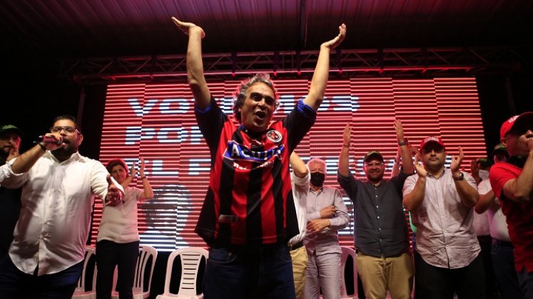 Sergio Fajardo estuvo en Cúcuta presentando su propuesta, en la recta final de la campaña./Foto Juan Pablo Cohen