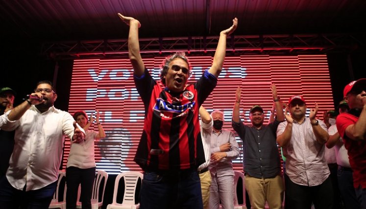 Sergio Fajardo estuvo en Cúcuta presentando su propuesta, en la recta final de la campaña./Foto Juan Pablo Cohen