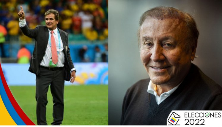 Jorge Luis Pinto y Rodolfo Hernández.