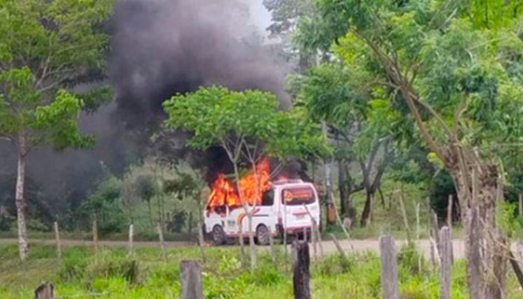 113 hechos violentos y 100 vehículos afectados en paro armado del Clan del Golfo.