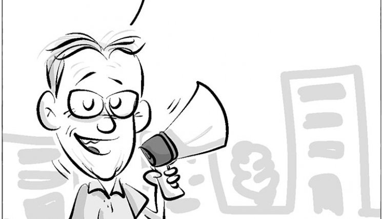 Caricatura @yeyonet