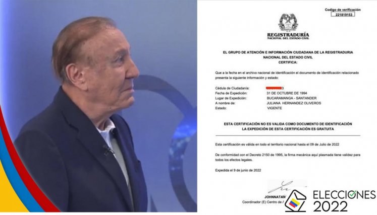 Hija de Rodolfo Hernández