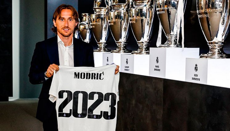 Luka Modric, Real Madrid. 