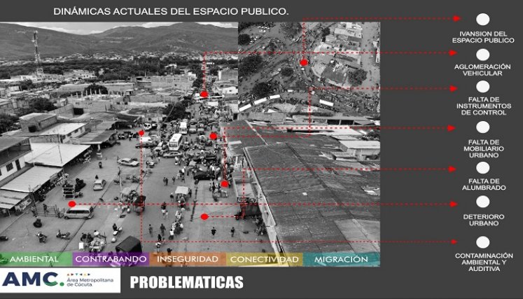 Invasión al espacio público. / Foto: Cortesía / La Opinión 