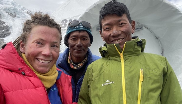 La alpinista noruega Kristin Harila, que defiende la causa de las mujeres en el deporte, tiene claro que su sueño es escalar las 14 cumbres de más de 8.000 metros del planeta en un tiempo récord.