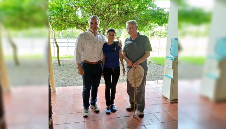 Duque y Uribe Presidente Duque se reunió con el expresidente Uribe./Foto: Colprensa
