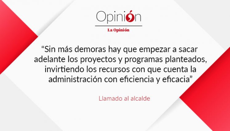 Llamado al alcalde