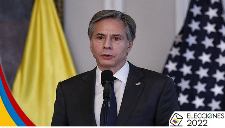 El secretario de Estado de ese país, Antony Blinken, felicitó a Colombia por fortalecer su democracia./Foto: Colprensa