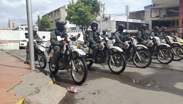 Fuerte militarización en el Táchira impidió a Colombianos venir a votar./Foto: Anggy - Polanco - La Opinión