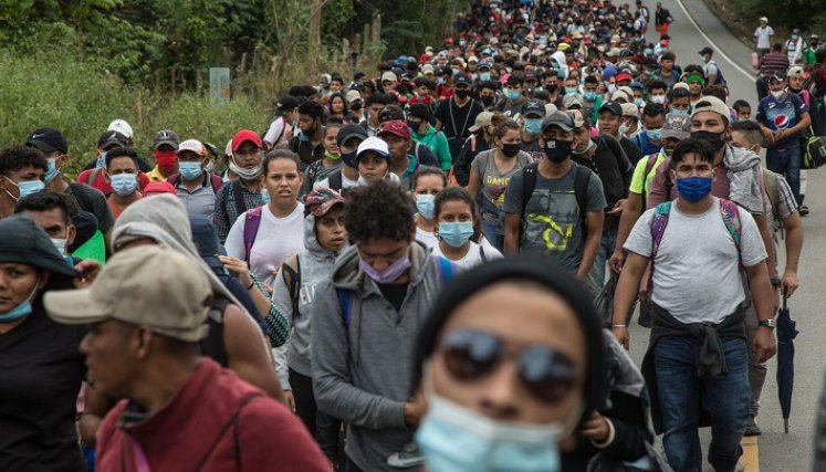Migrantes Miles de migrantes salen en caravana del sur de México con rumbo a EE. UU../Foto: internet