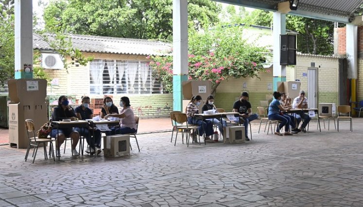 Tan solo 11.555 cucuteños acudieron a las urnas para participar en la votación de la revocatoria. Foto Jorge Gutiérrez/La Opinión Tan solo 11.555 cucuteños acudieron a las urnas para participar en la votación de la revocatoria. Foto Jorge Gutiérrez/La Opinión