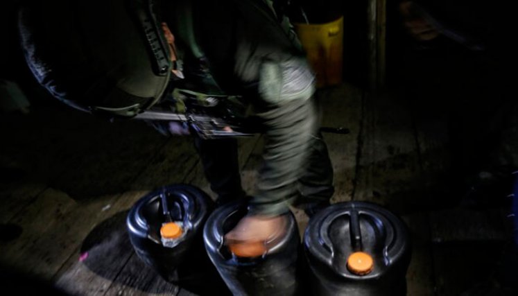 Laboratorio de cocaína en Norte de Santander. 