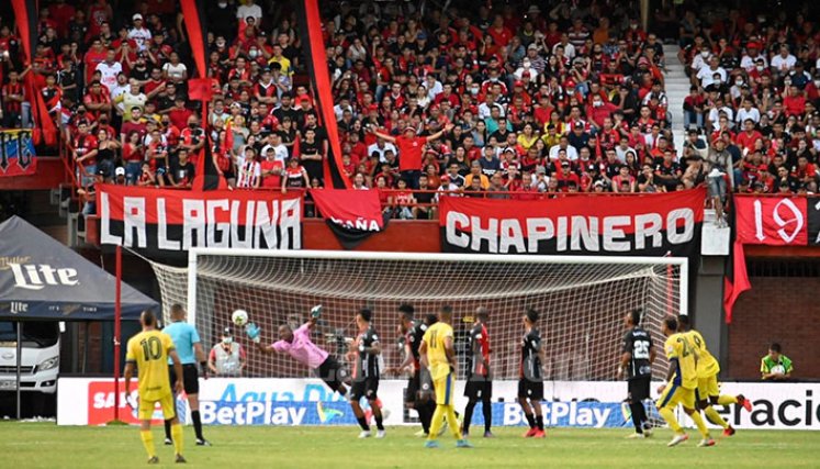 Wilder Mosquera, arquero del Cúcuta Deportivo. 