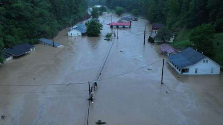 Tres muertos y varios desaparecidos por inundaciones en Estados Unidos./Foto: internet