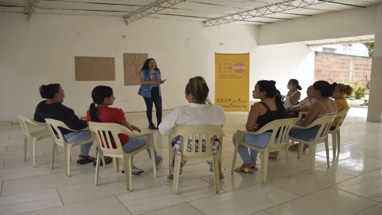 Las mujeres de Sevilla se capacitaron esta semana. /Foto: Pablo Castillo/La Opinión