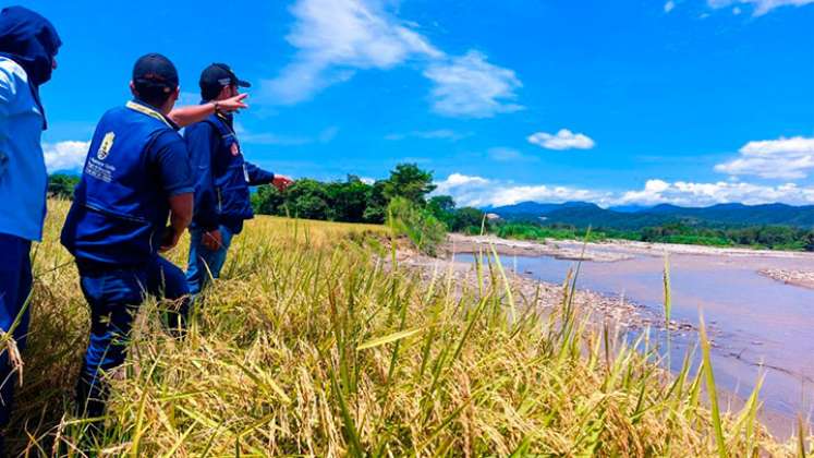 La Alcaldía intervendrá puntos críticos cerca al río Zulia. / Foto Cortesía