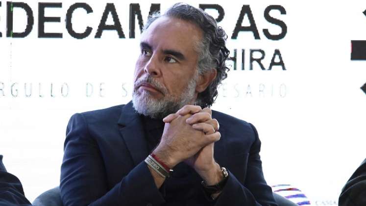 Armando Benedetti estuvo en el Acuerdo de la Frontera./Foto Jorge Gutiérrez-La Opinión