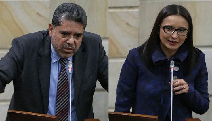 Carlos Hernán Rodríguez y María Fernanda Rangel, candidatos más opcionados a contralor general./Fotos Colprensa