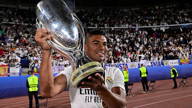 Casemiro, volante del Real Madrid.