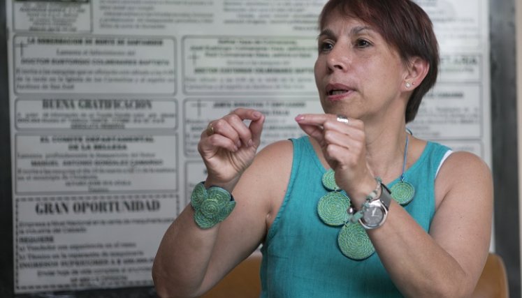 Liliana Soler es la gerente del proyecto RedConcerto./Foto Juan Pablo Cohen/La Opinión