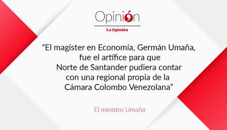 El ministro Umaña