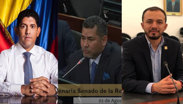 Juan Carlos García, Alejandro Carlos Chacón y Diógenes Quintero Juan Carlos García, Alejandro Carlos Chacón y Diógenes Quintero./Fotos cortesía