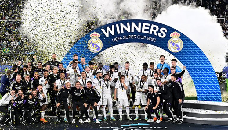El Real Madrid abre su temporada alzándose 'supercampeón' de Europa