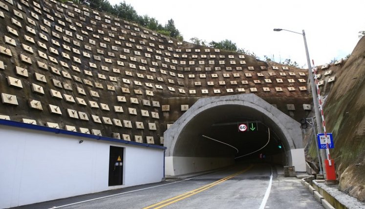 Entró en operación el primer túnel de la doble calzada Cúcuta-Pamplona./Foto: Juan Pablo Cohen - La Opinión