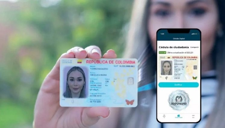 La cédula digital entró en vigencia desde 2020, pero hasta ahora empezará a masificarse./Foto cortesía Registraduría