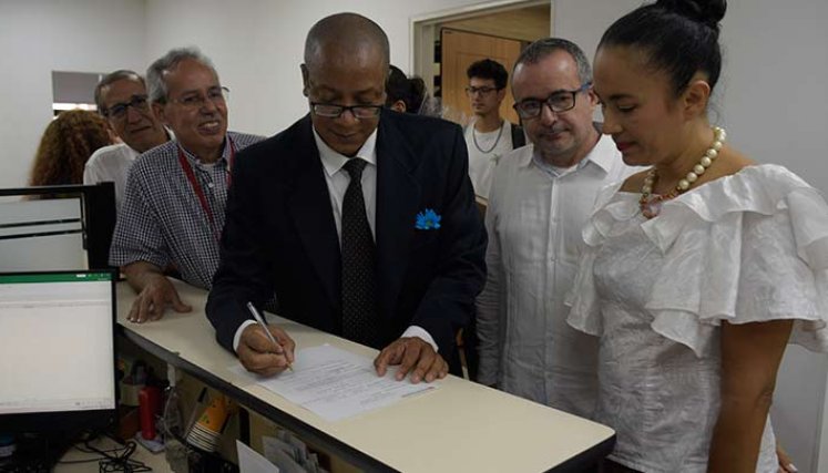 Carlos Flórez Góngora, aspirante a la rectoría de la UFPS/Foto Pablo Castillo