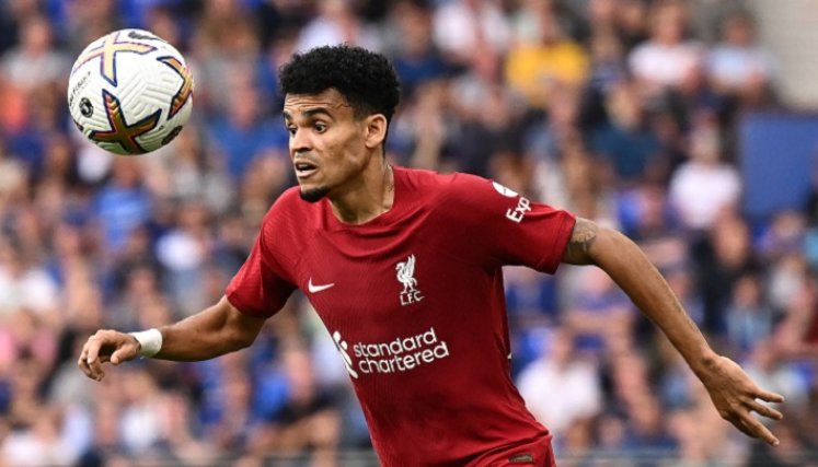 Luis Díaz, futbolista colombiano del Liverpool.
