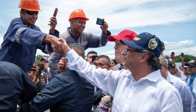 Este 26 de septiembre se dio oficialmente la reapertura de la frontera con Venezuela para el comercio./Foto Presidencia