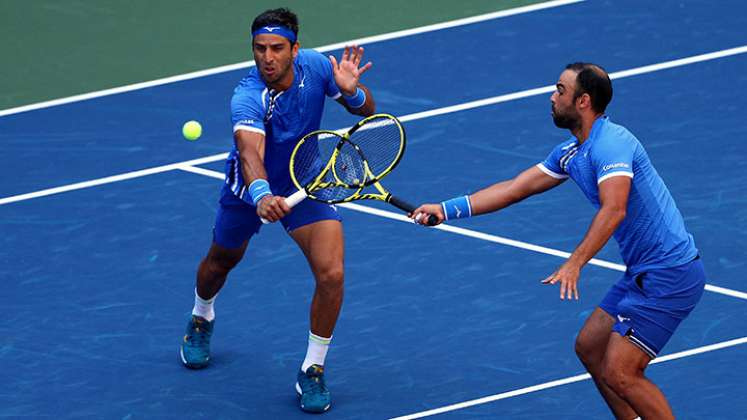 Robert Farah y Juan Sebastián Cabal en el US Open. 