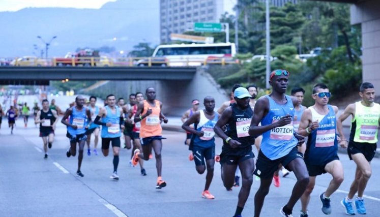Murió uno de los corredores de la Maratón Medellín./Foto: Colprensa