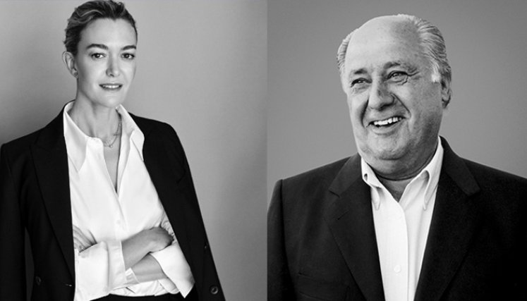Marta Ortega y Amancio Ortega