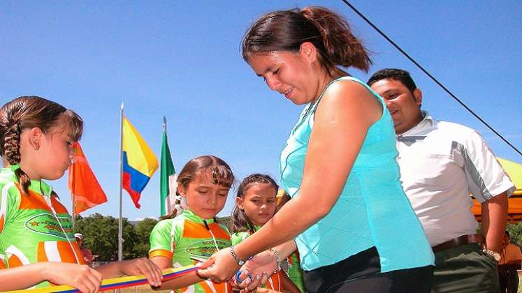 Hace 20 años el alcalde de la época, Luis Arbey Cardona Vega inauguró una pista.