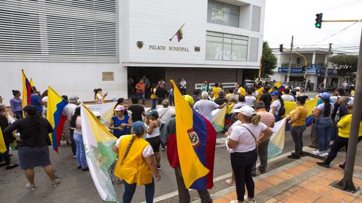 Protesta en Villa del Rosario por fallas en el suministro de agua