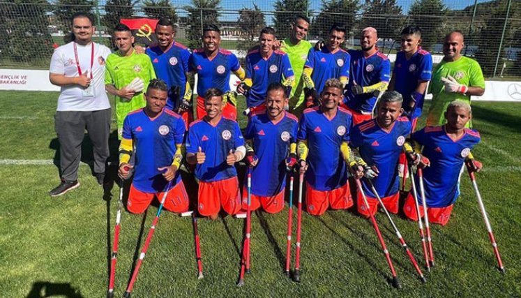 Selección Colombia de fútbol de amputados. 