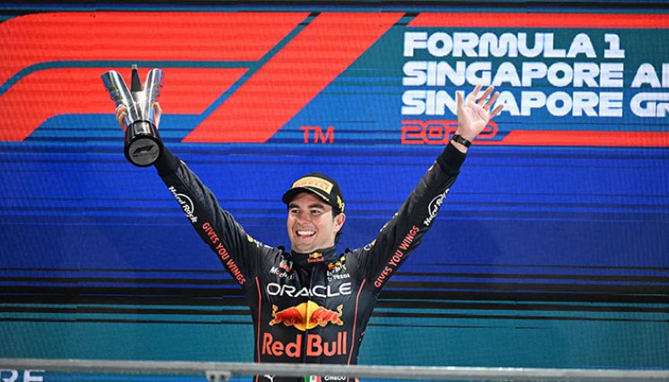 Sergio Pérez, GP de Singapur. 
