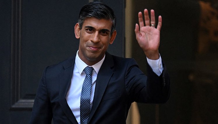 Sunak Sunak, designado nuevo primer ministro británico./Foto: AFP