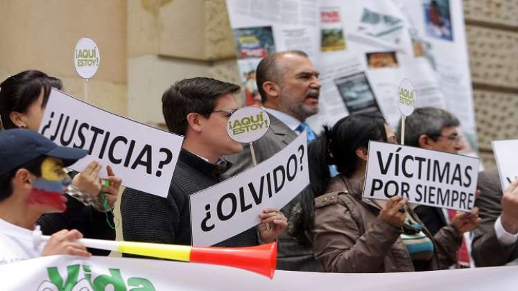 víctimas de la violencia en Colombia