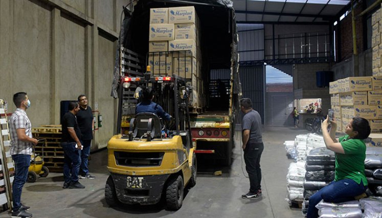 En importaciones y exportaciones se han movilizado más de 1.300 toneladas de mercancías por Norte de Santander. / Foto Archivo-La Opinión