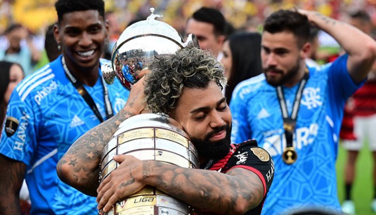 El popular Flamengo vuelve a ser el rey de la Copa Libertadores./Foto: AFP