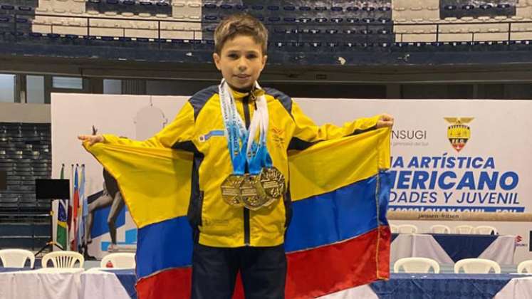 Alejandro Libreros, ganador de 7 medallas.