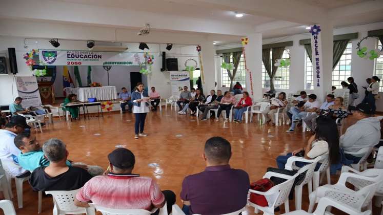 Un diagnóstico acerca de la situación de la educación en la provincia de Ocaña y zona del Catatumbo hace la secretaria de Educación Departamental, Luddy Páez Ortega.