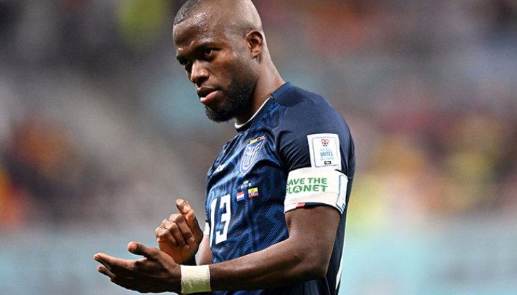 Enner Valencia, delantero de Ecuador. 