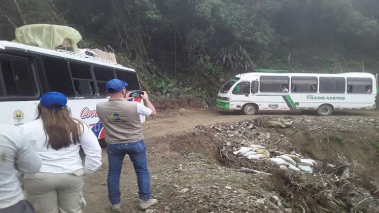 Encendidas se encuentran las alarmas en zona rural de La Playa de Belén debido a la remoción en masa que puede ocasionar una avalancha de grandes proporciones.