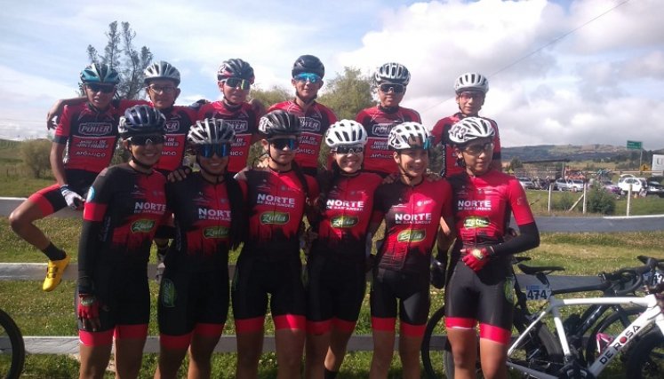 La delegación de ciclismo de Note de Santander hizo su debut hoy en la Vuelta al Futuro 2022.