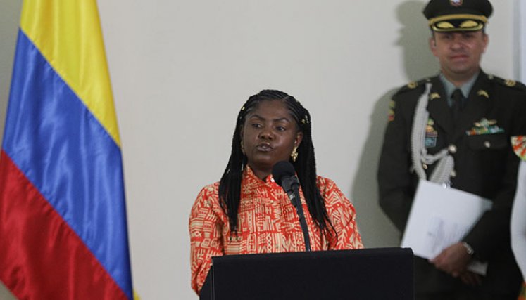La vicepresidenta de Colombia, Francia Márquez, aseguró que ha sufrido actos de discriminación./Foto: Colprensa