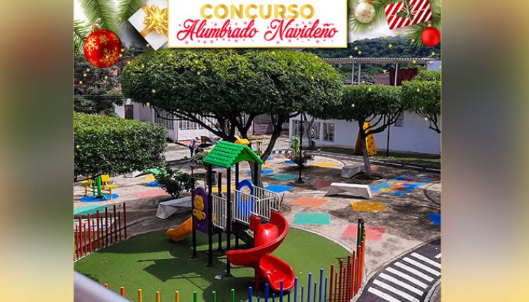 Parques concursan para ganar alumbrado navideño en Los Patios./Foto: cortesía
